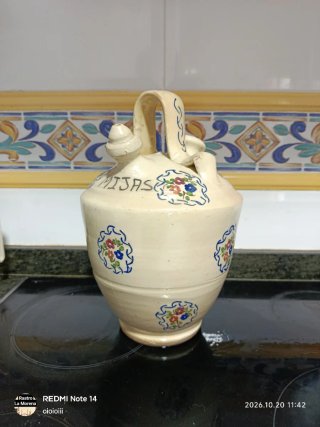 Botijo de Cerámica Pintado a Mano