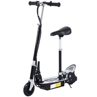 Patinete eléctrico infantil y plegable, con sillín