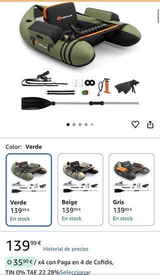 Pato de Pesca Goplus Verde total mente nuevo