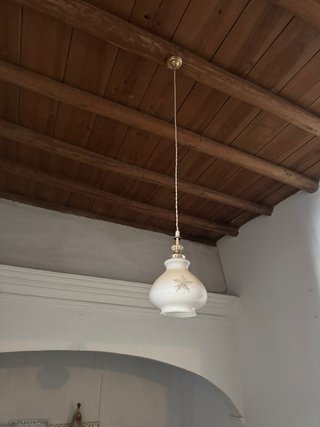 Lampada da soffitto in vetro