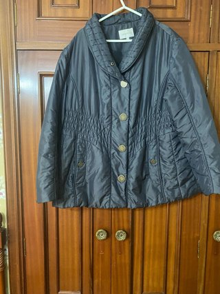 Parka negra tallamoda
