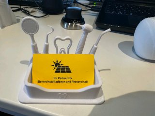 Tarjetero de Escritorio Temática Dental Dentista