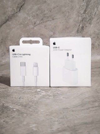 Caricatore Apple iPhone 20W + Cavo USB-C Lightning