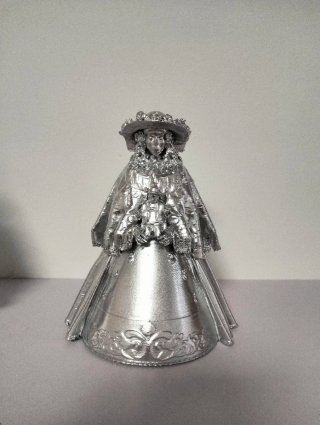 Figura Virgen del Rocío Pastora Plateada