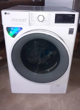 Lavadora LG Direct Drive 9kg Blanca