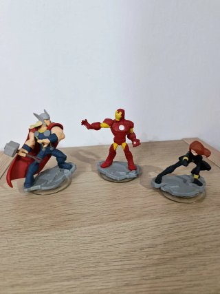 Lote 3 figuras Disney Infinity 2.0