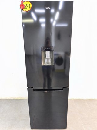 FRIGORIFICO COMBI HAIER NEGRO 1,85 CON DISPENSADOR