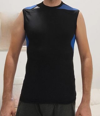 Camiseta de compresión Adidas sin mangas