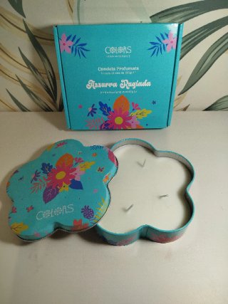 Vela Perfumada Eucalipto Colors Home Fragrance