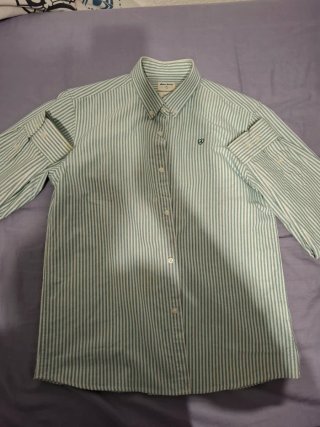 Camisa Alvaro Moreno Rayas Verde y Blanco