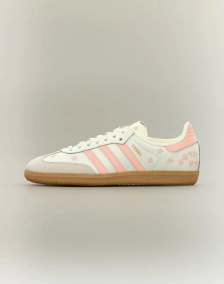Zapatillas Adidas Samba Blancas y Rosas