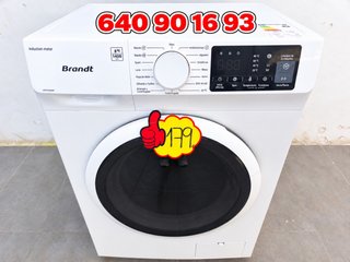 LAVADORA BRANDT 8 KILOS 1400 RPM. A+++ GARANTIA