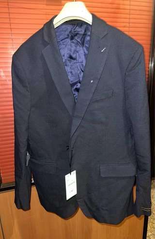 AMERICANA DE TRAJE ZARA AZUL MARINO