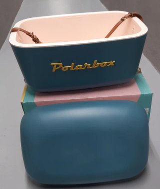 Nevera portátil Polarbox azul