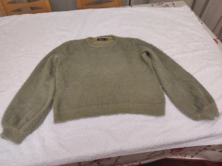 Jersey corto de pelo Bershka verde Talla S