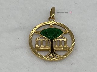 colgante oro 18k