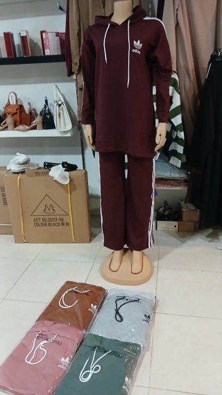 Chándal Adidas Granate Talla M