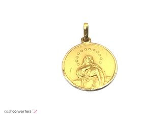 medalla oro 18k