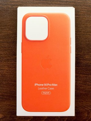 Funda de cuero iPhone 14 Pro Max