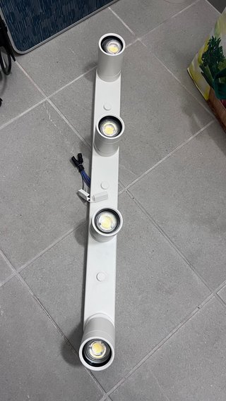 Lámpara de techo IKEA blanca