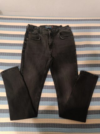 Pantalón Vaquero Negro Talla 15-16 Años