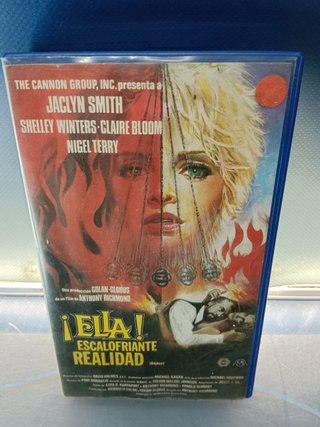 pelicula en vhs, ¡ELLA! ESCALOFRIANTE REALIDAD - 1985 - CANNON