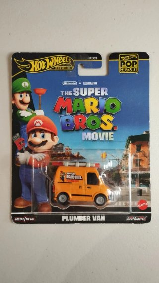 Hot Wheels Premium Plumber Van Super Mario Bros