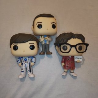 Confezione da 3 Funko Pop di The Big Bang Theory