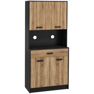 Aparador Cocina Madera 2 Armarios 2 Puertas y Cajó