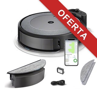 CON TARA - Robot Aspirador iRobot Roomba Combo i5