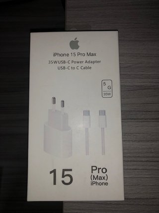 Caricatore Apple 35W USB-C a USB-C per iPhone 15