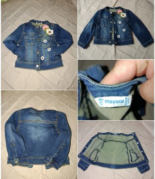 Chaqueta Vaquera Niña Mayoral Talla 18 meses