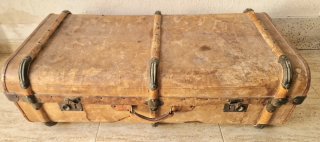 Baúl antiguo de madera principios de siglo