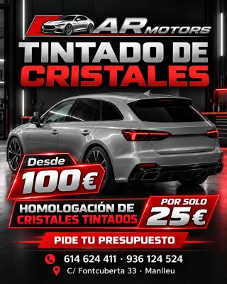 Tintado de cristales desde 100