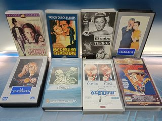 8 VHS, películas clásicas