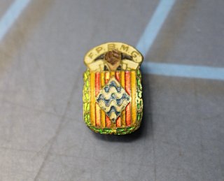 Pin, insignia Club Voleibol Gerona. Circa años 60.