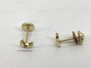 pendientes oro 18k con circonita