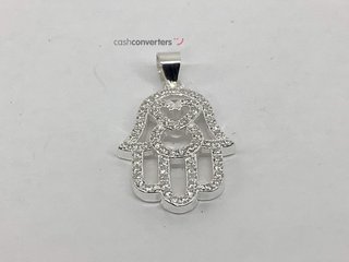 colgante plata 925mm con piedra con circonita