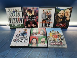 Lote di film spagnoli, 7 DVD, senza controlli - Atasco en la nacional - Rivali - I due lati del letto...