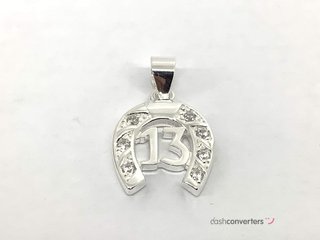 colgante plata 925mm con piedra con circonita