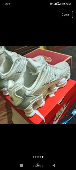 Zapatillas Nike Shox Blancas