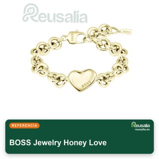 Pulsera BOSS Honey Love Acero Oro