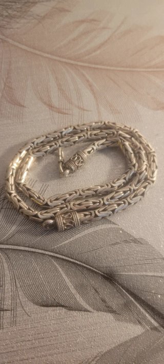 Cadena Bizantina de Plata