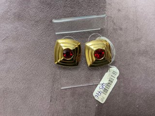 Pendientes de Clip Vintage Dorados