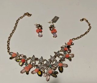 Conjunto Collar y Pendientes J.Crew