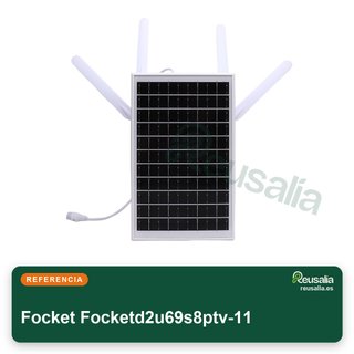 Router 4G Focket Módem Solar Exterior