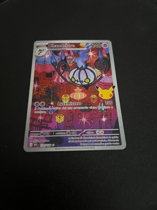 Carta Pokémon Chandelure 30° Anniversario