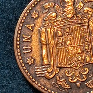 Moneda 1 Peseta 1953 Estrella 54 #2