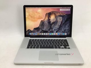 portatil apple apple macbook pro core i7 2.0 15 (2011) (a1286)