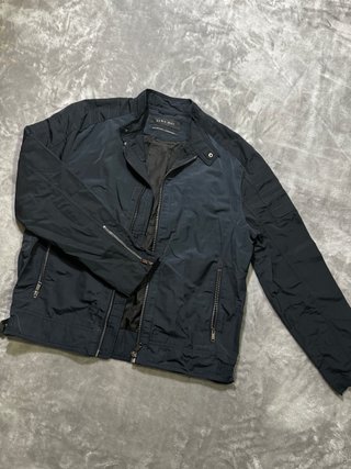 Cazadora Biker Zara Man Negra